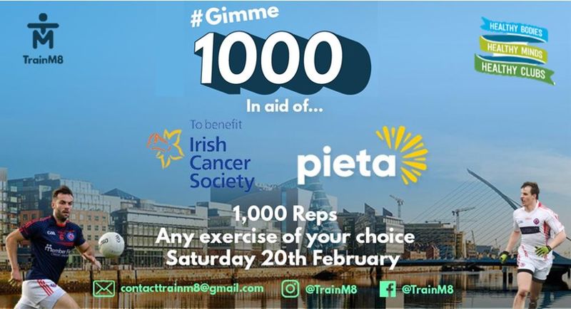 Clontarf Gears Up for #Gimme1000 in Aid of Pieta & Irish Cancer Society